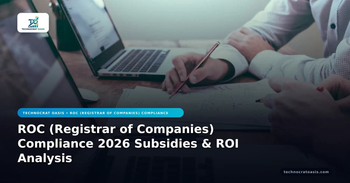 ROC (Registrar of Companies) Compliance 2026 Subsidies & ROI Analysis