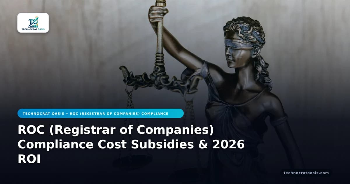 ROC (Registrar of Companies) Compliance Cost Subsidies & 2026 ROI