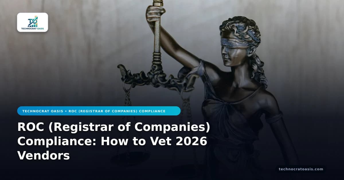 ROC (Registrar of Companies) Compliance: How to Vet 2026 Vendors