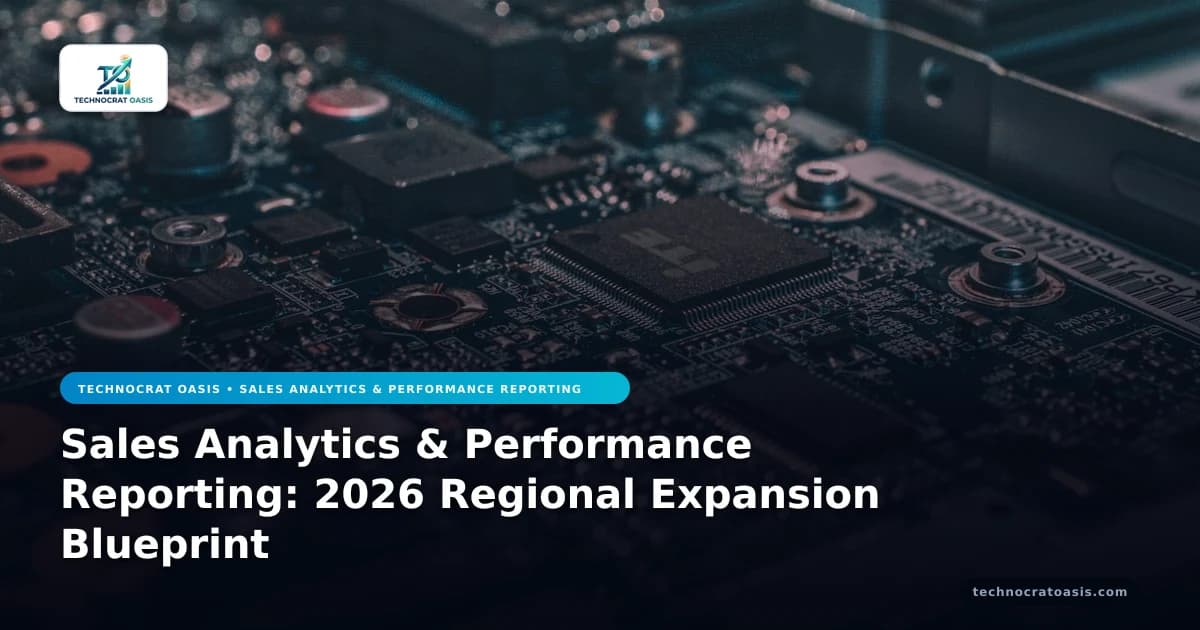 Sales Analytics & Performance Reporting: 2026 Regional Expansion Blueprint