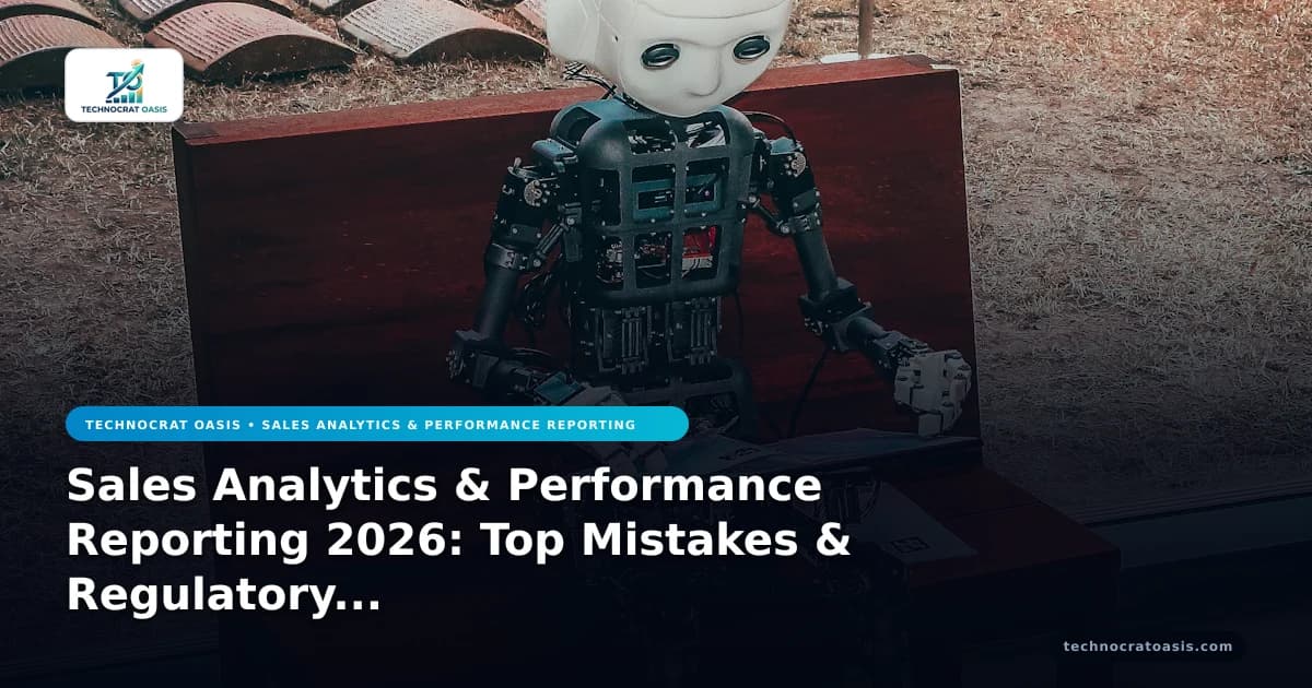 Sales Analytics & Performance Reporting 2026: Top Mistakes & Regulatory Risks to Avoid