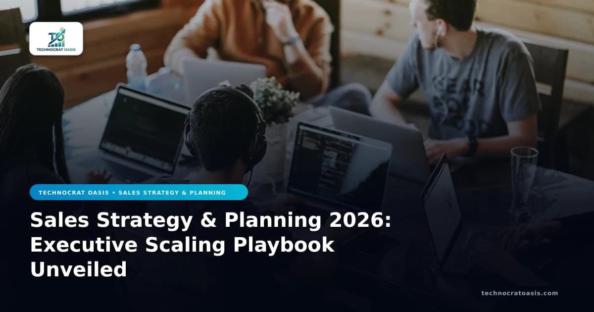 Sales Strategy & Planning 2026: Executive Scaling Playbook Unveiled