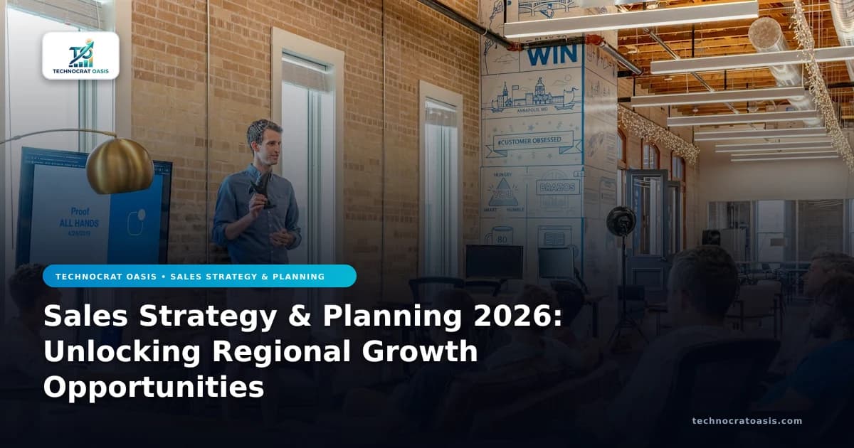 Sales Strategy & Planning 2026: Unlocking Regional Growth Opportunities