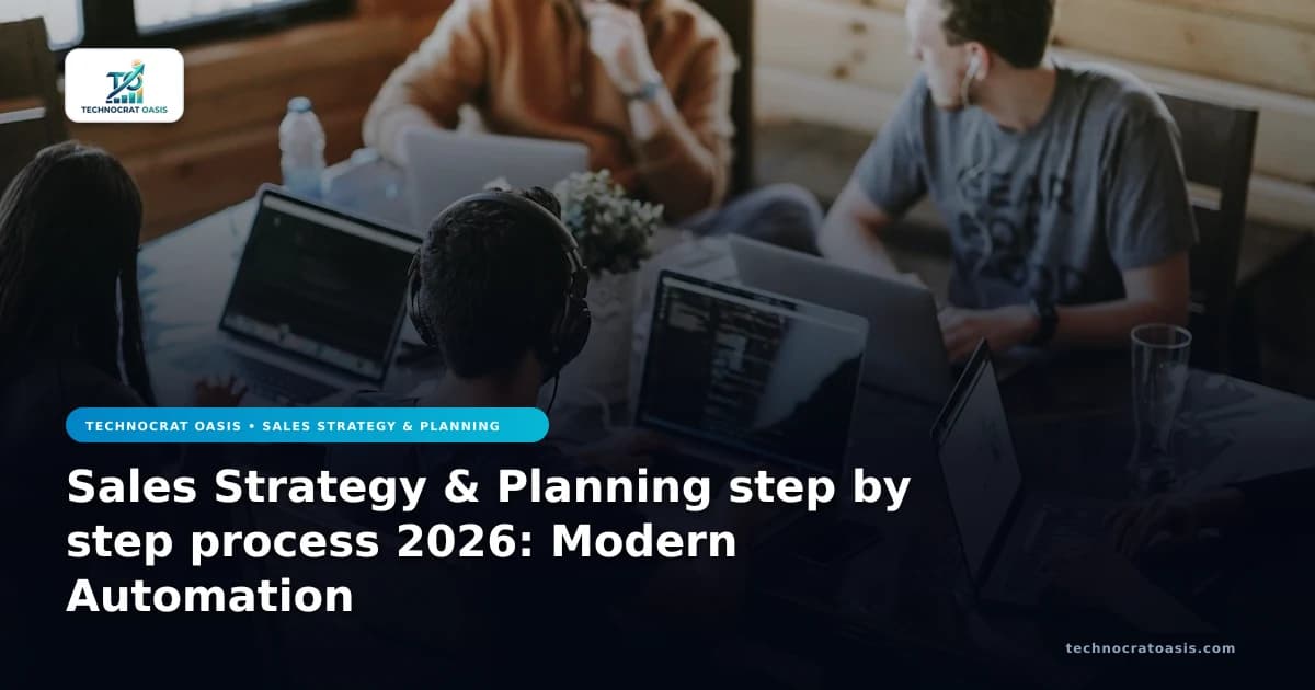 Sales Strategy & Planning step by step process 2026: Modern Automation