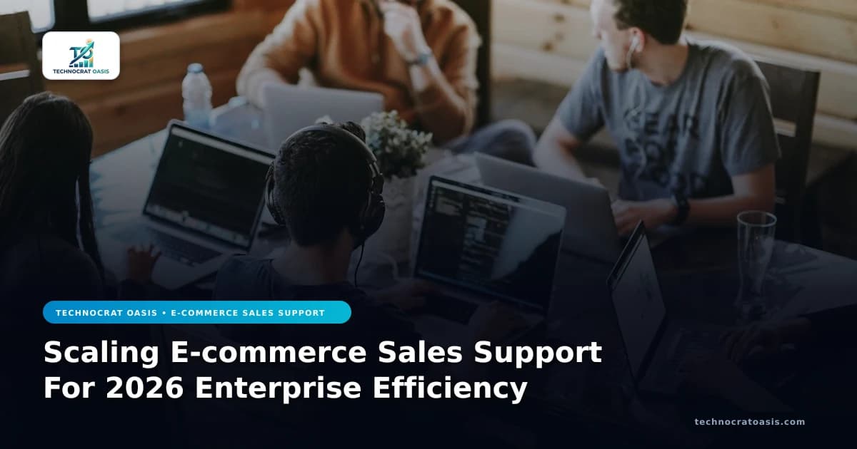 Scaling E-commerce Sales Support For 2026 Enterprise Efficiency