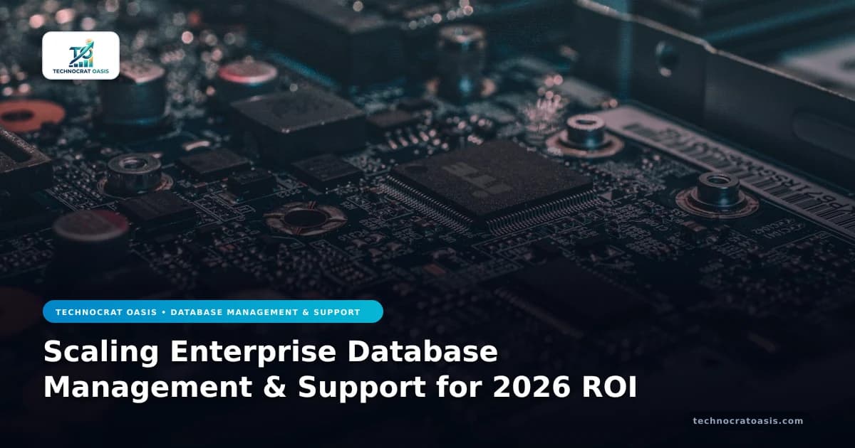Scaling Enterprise Database Management & Support for 2026 ROI