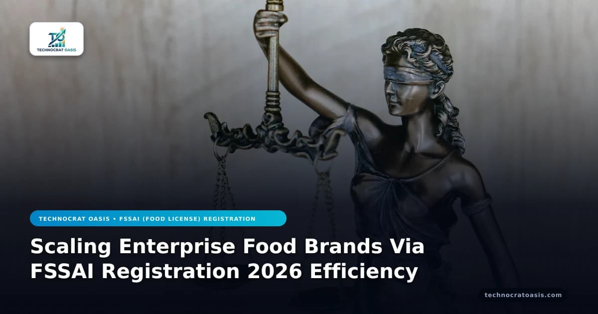 Scaling Enterprise Food Brands Via FSSAI Registration 2026 Efficiency