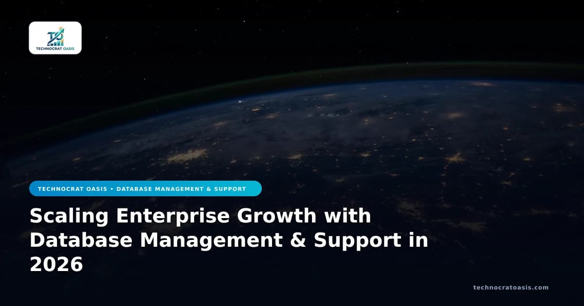 Scaling Enterprise Growth with Database Management & Support in 2026