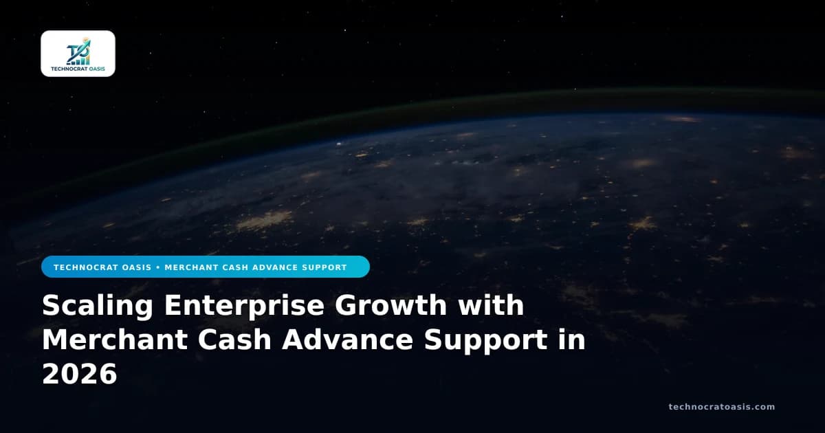 Scaling Enterprise Growth with Merchant Cash Advance Support in 2026