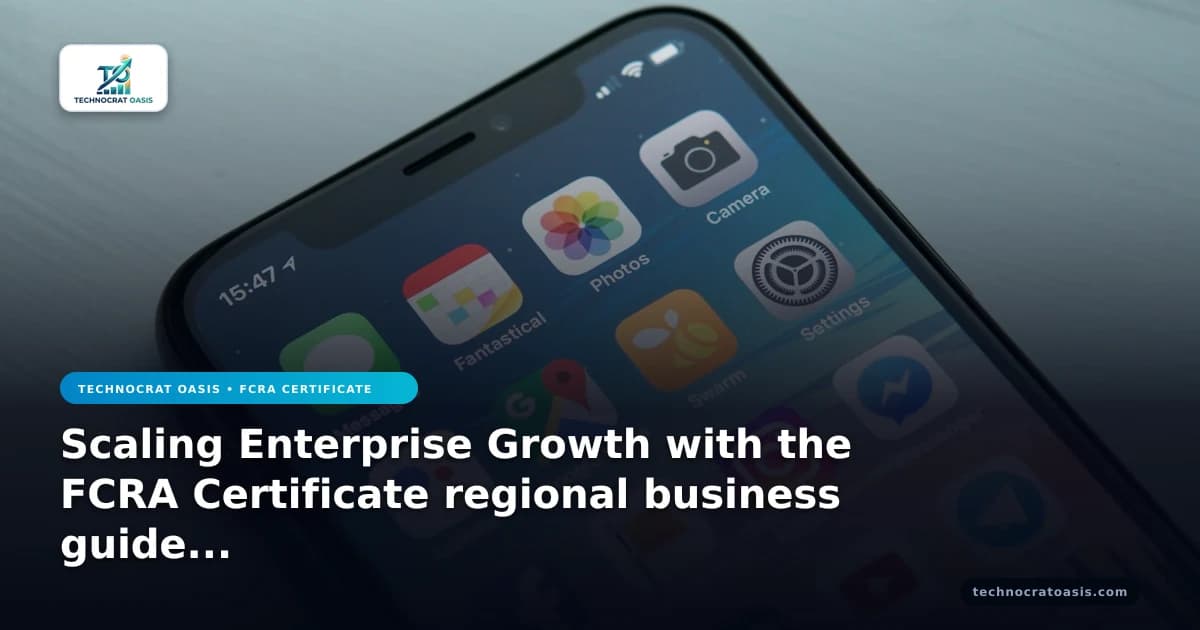 Scaling Enterprise Growth with the FCRA Certificate regional business guide 2026