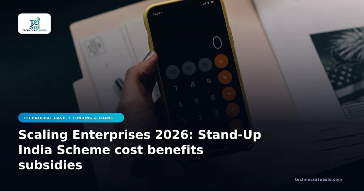 Scaling Enterprises 2026: Stand-Up India Scheme cost benefits subsidies