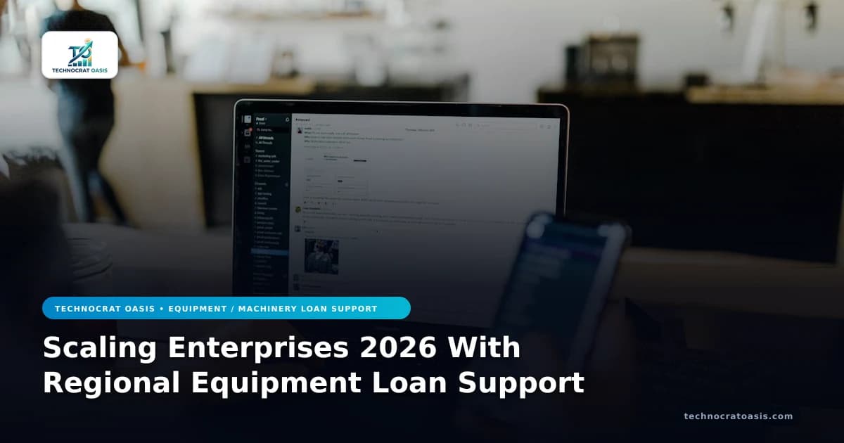 Scaling Enterprises 2026 With Regional Equipment Loan Support