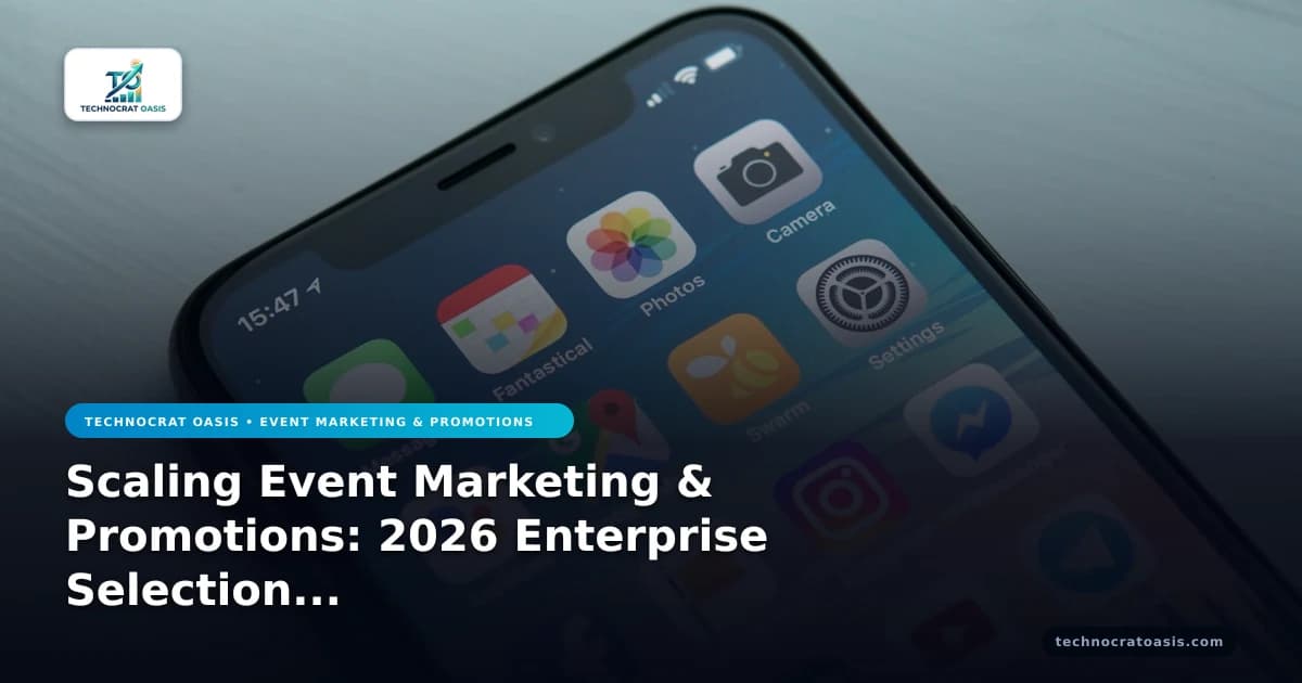 Scaling Event Marketing & Promotions: 2026 Enterprise Selection Guide