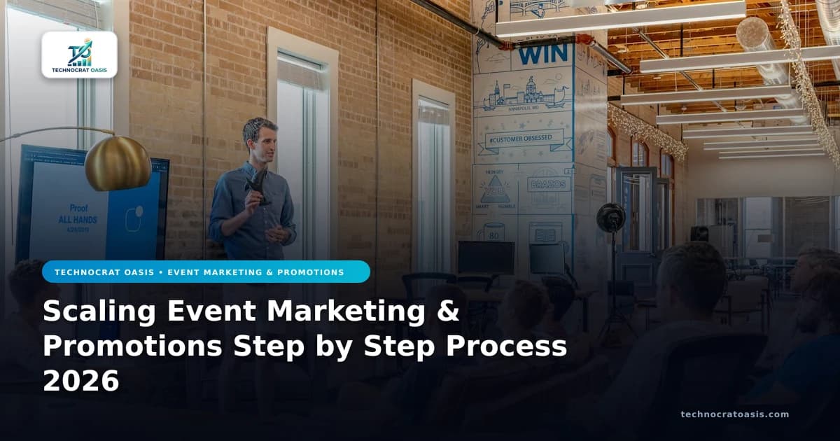 Scaling Event Marketing & Promotions Step by Step Process 2026