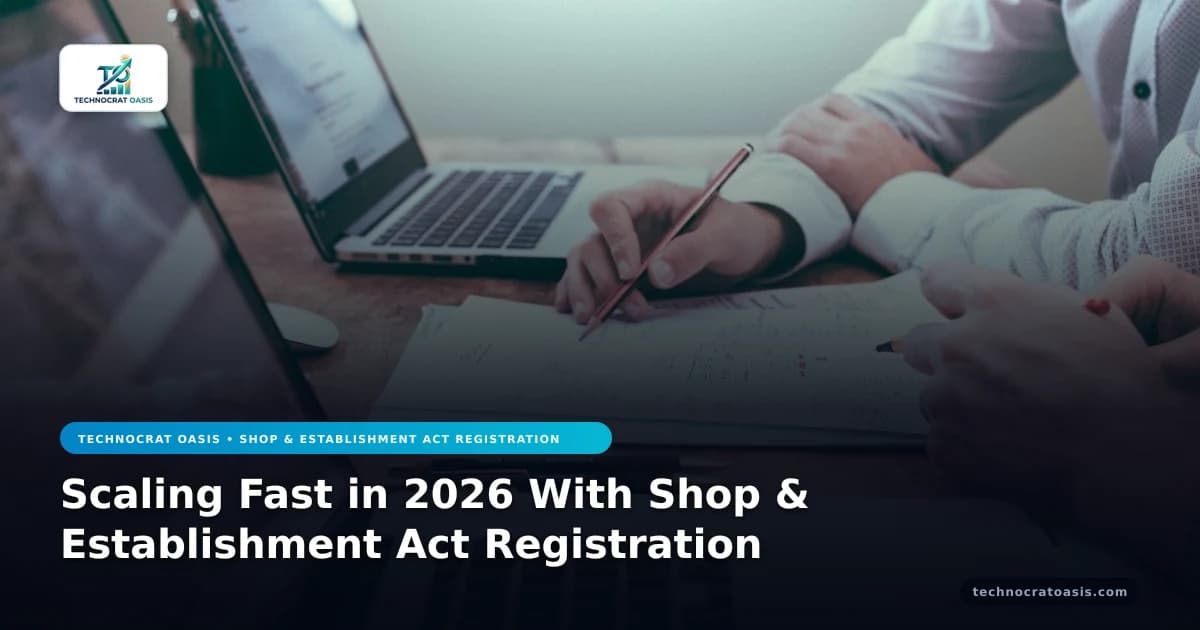Scaling Fast in 2026 With Shop & Establishment Act Registration