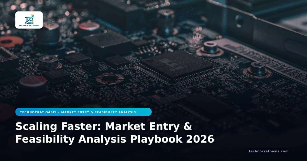 Scaling Faster: Market Entry & Feasibility Analysis Playbook 2026
