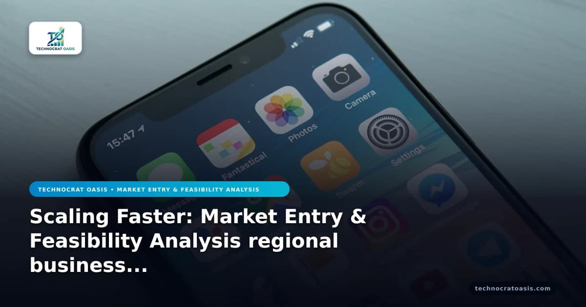 Scaling Faster: Market Entry & Feasibility Analysis regional business guide 2026