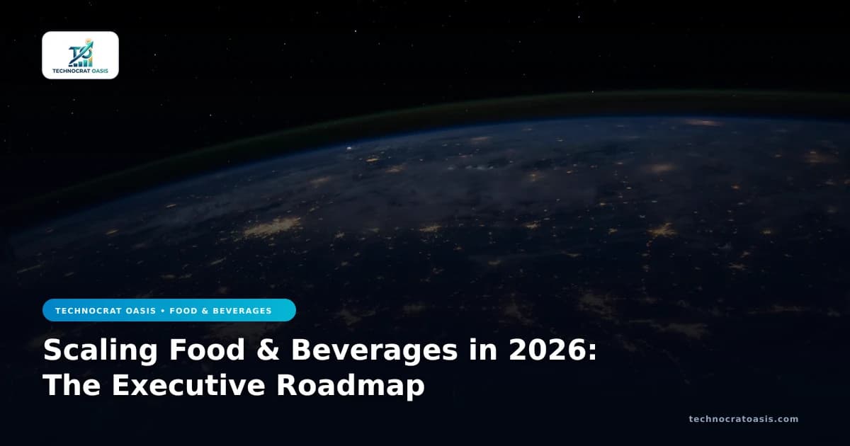 Scaling Food & Beverages in 2026: The Executive Roadmap
