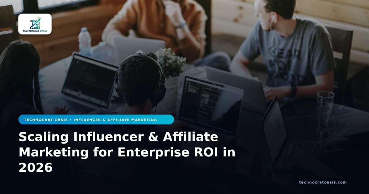 Scaling Influencer & Affiliate Marketing for Enterprise ROI in 2026