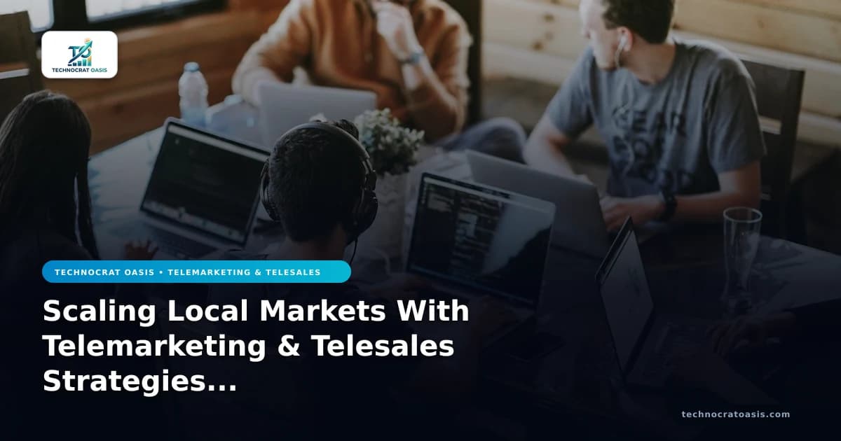 Scaling Local Markets With Telemarketing & Telesales Strategies 2026