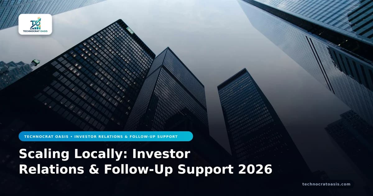 Scaling Locally: Investor Relations & Follow-Up Support 2026