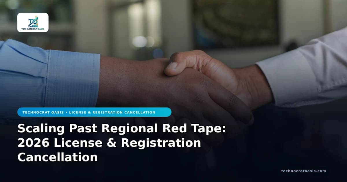 Scaling Past Regional Red Tape: 2026 License & Registration Cancellation