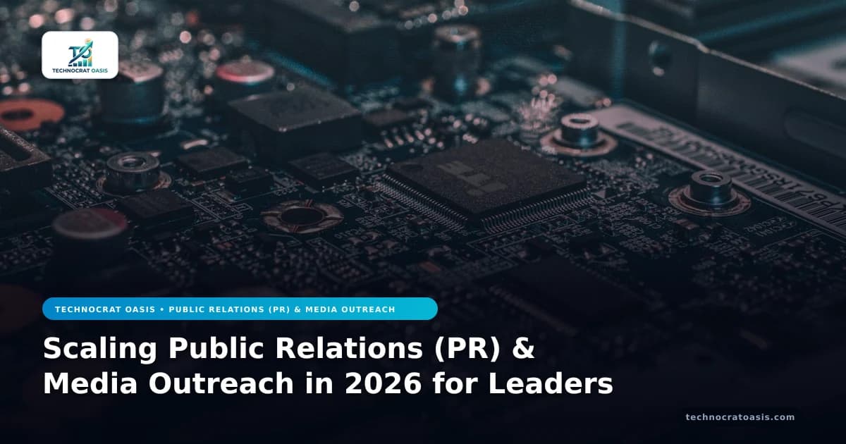 Scaling Public Relations (PR) & Media Outreach in 2026 for Leaders
