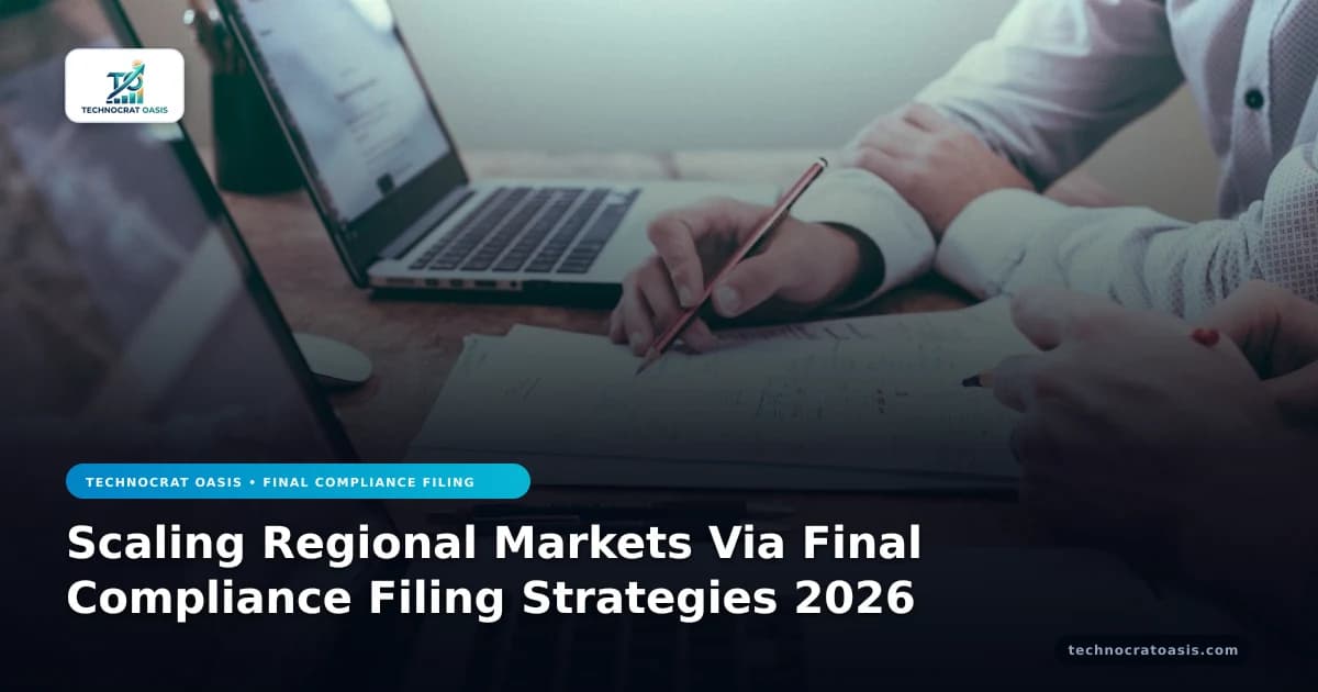 Scaling Regional Markets Via Final Compliance Filing Strategies 2026