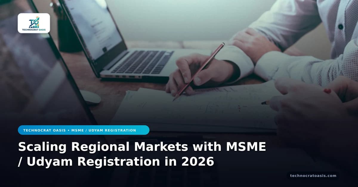 Scaling Regional Markets with MSME / Udyam Registration in 2026