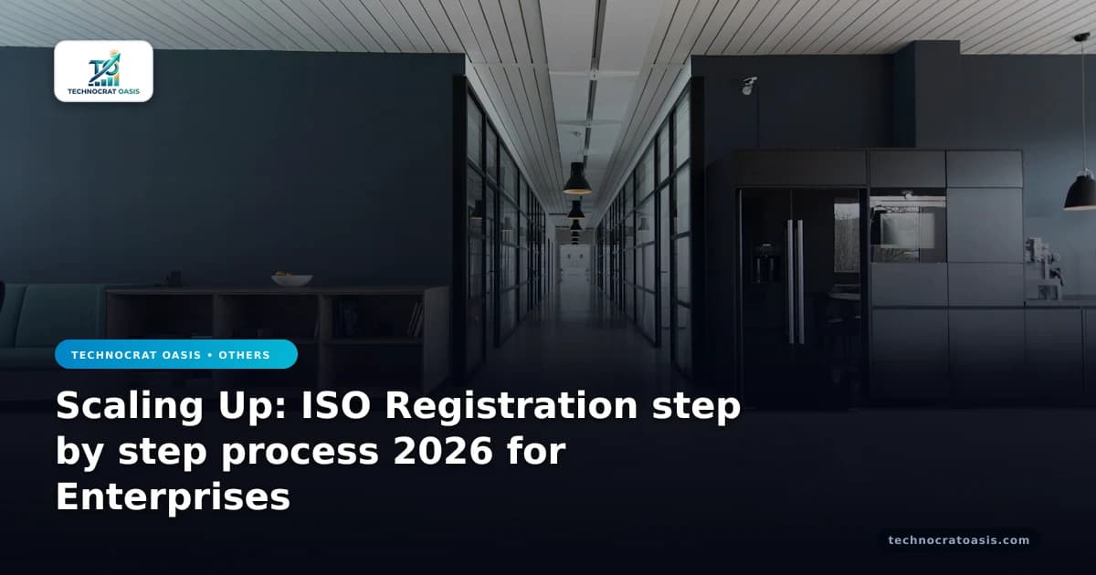 Scaling Up: ISO Registration step by step process 2026 for Enterprises