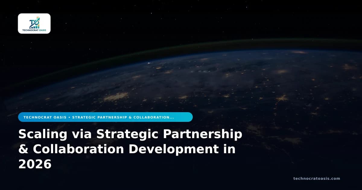 Scaling via Strategic Partnership & Collaboration Development in 2026