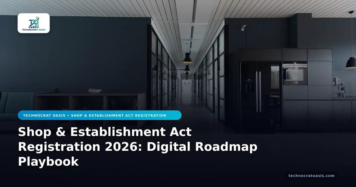 Shop & Establishment Act Registration 2026: Digital Roadmap Playbook