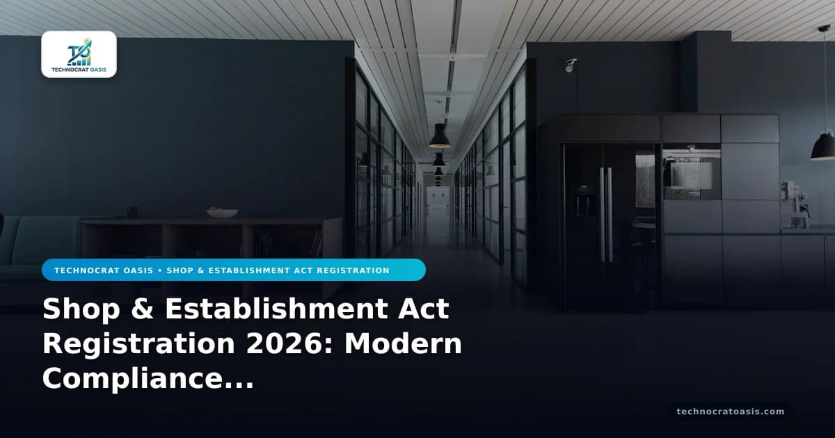 Shop & Establishment Act Registration 2026: Modern Compliance & Automation Strategies