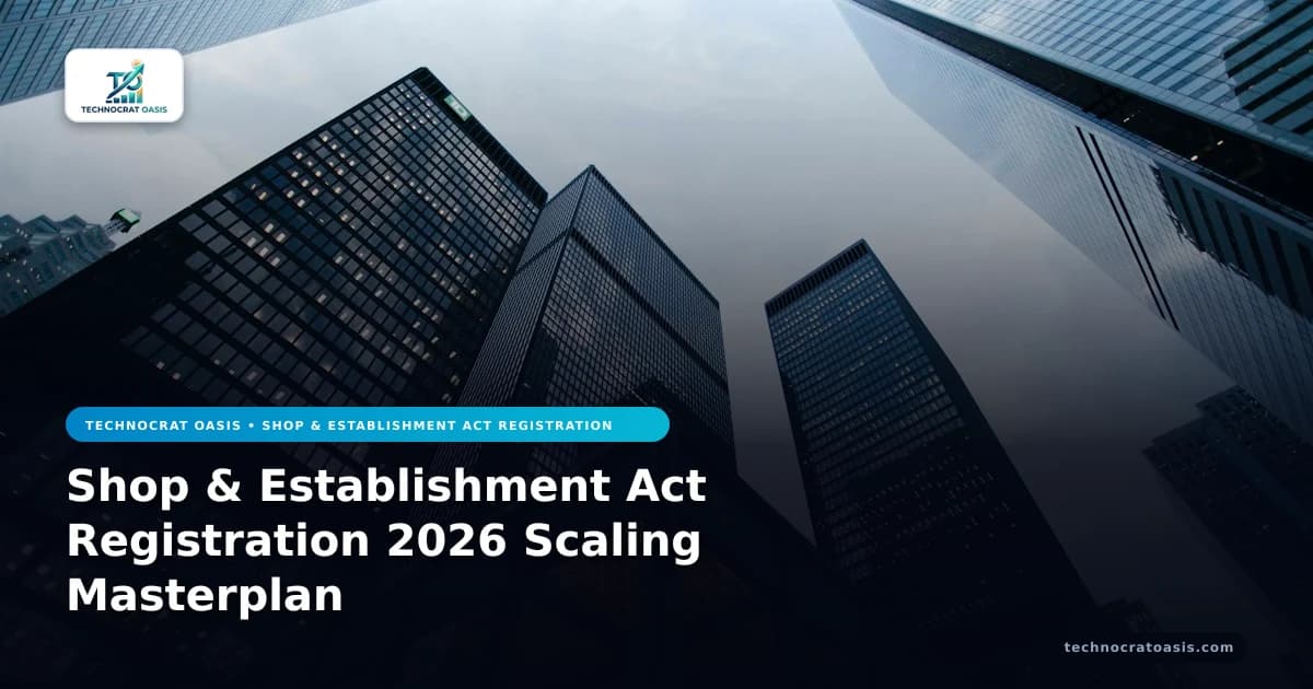 Shop & Establishment Act Registration 2026 Scaling Masterplan