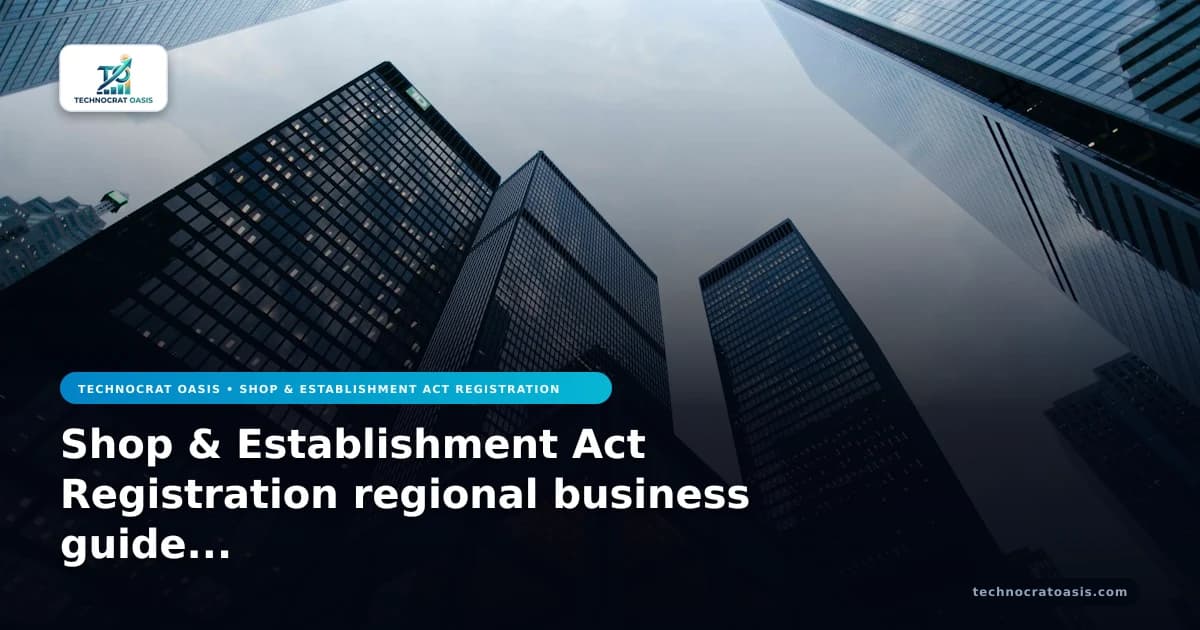 Shop & Establishment Act Registration regional business guide for 2026 expansion