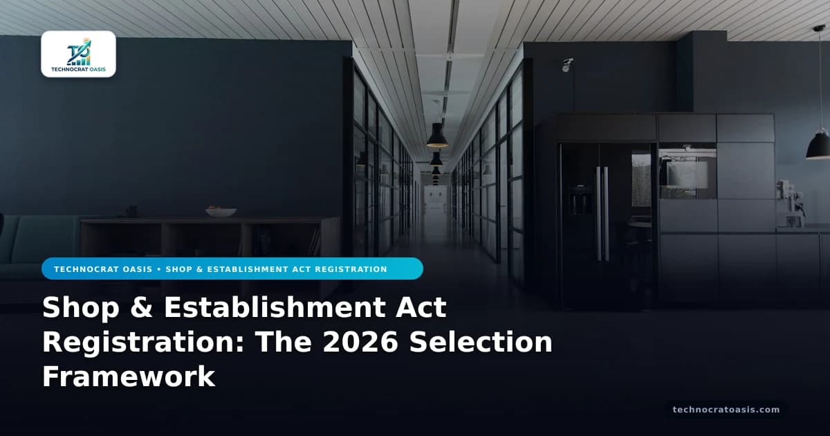 Shop & Establishment Act Registration: The 2026 Selection Framework