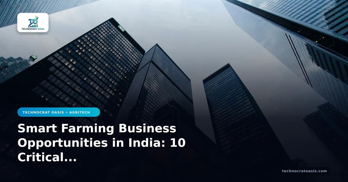 Smart Farming Business Opportunities in India: 10 Critical Pitfalls