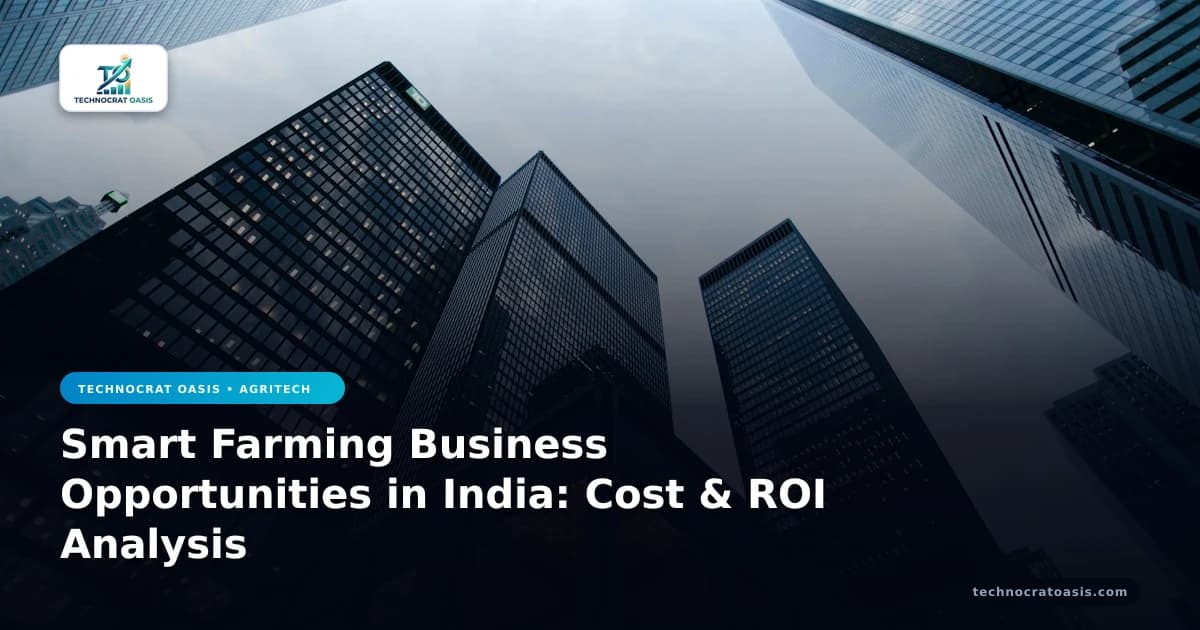 Smart Farming Business Opportunities in India: Cost & ROI Analysis