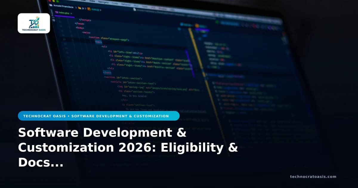 Software Development & Customization 2026: Eligibility & Docs Check