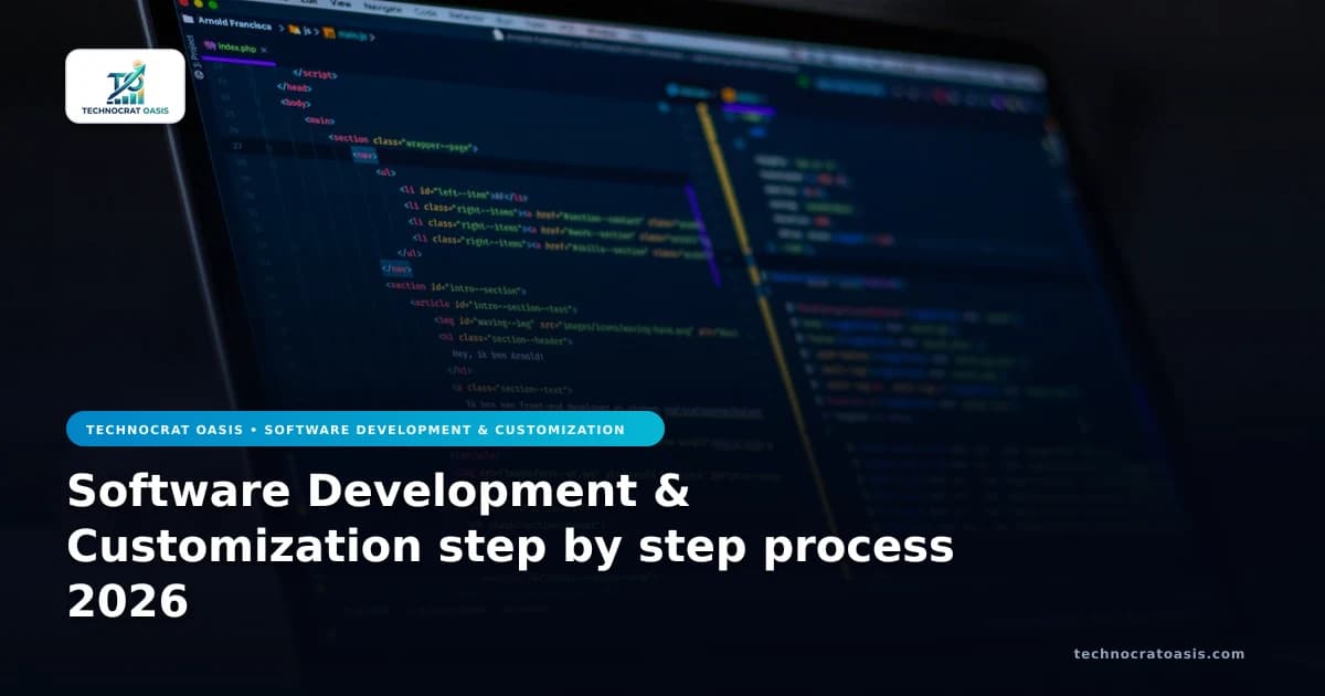 Software Development & Customization step by step process 2026