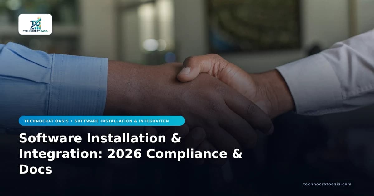 Software Installation & Integration: 2026 Compliance & Docs