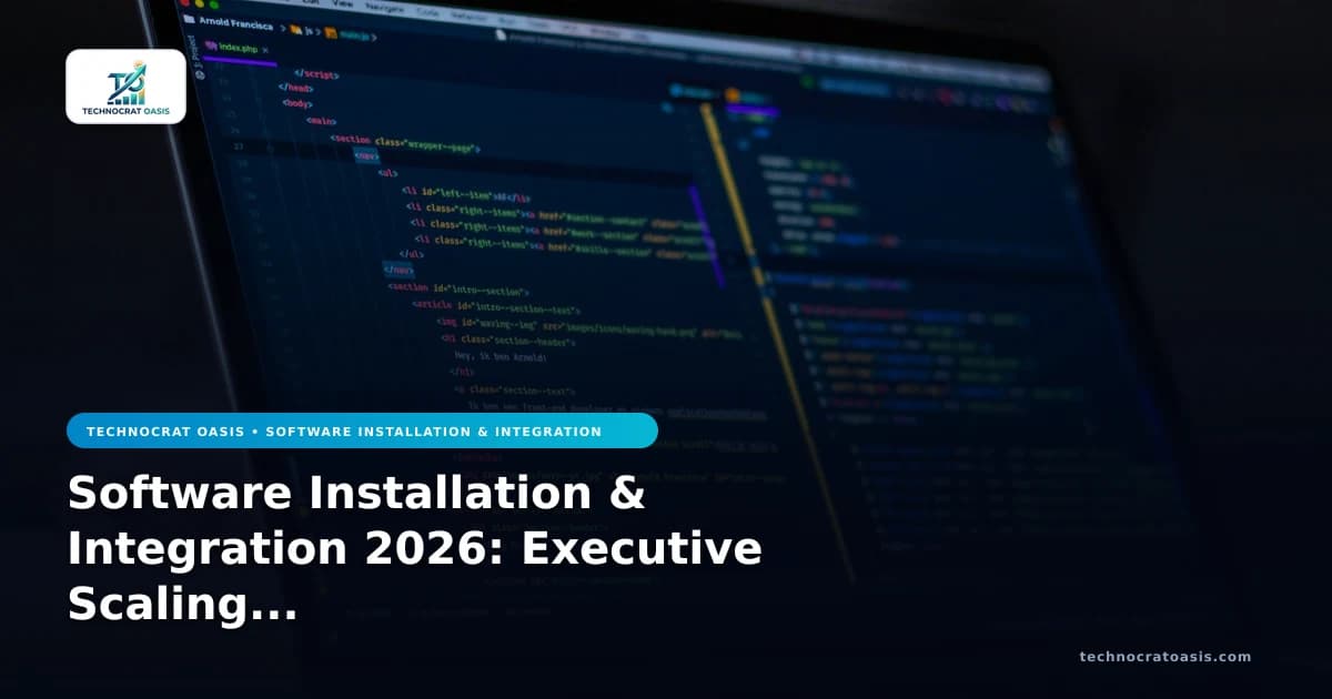 Software Installation & Integration 2026: Executive Scaling Blueprint