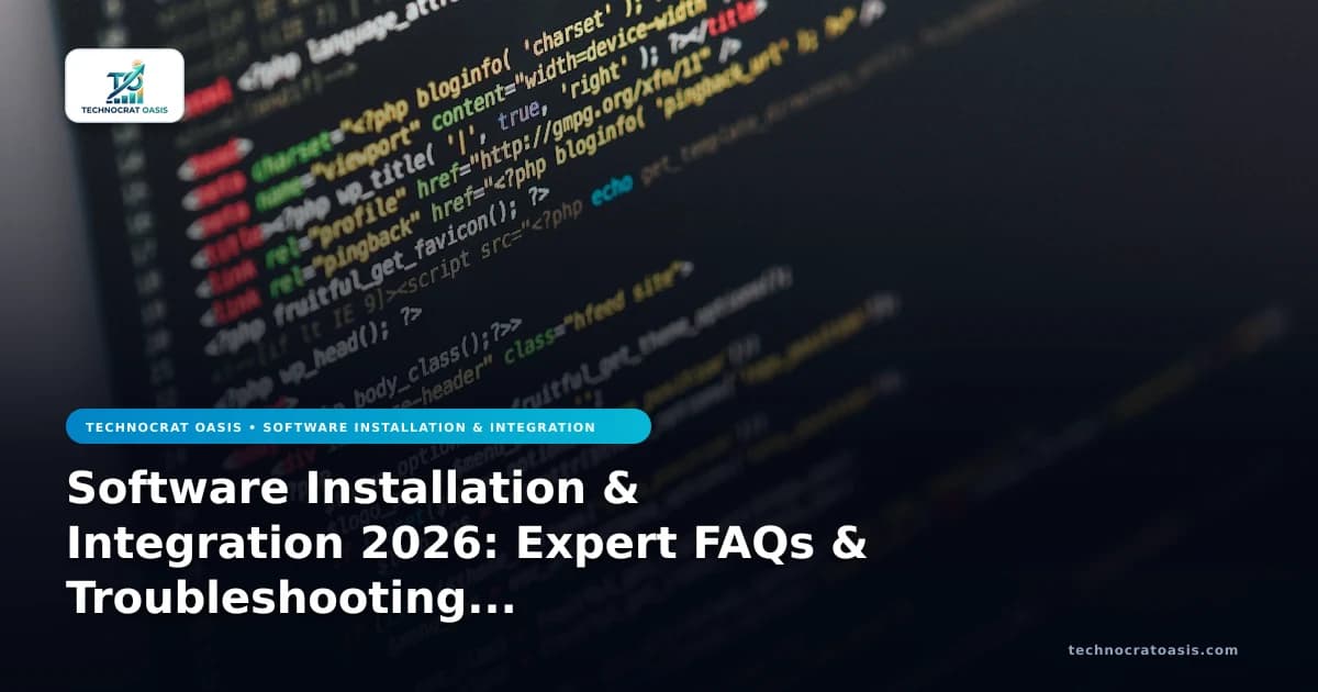 Software Installation & Integration 2026: Expert FAQs & Troubleshooting Solutions