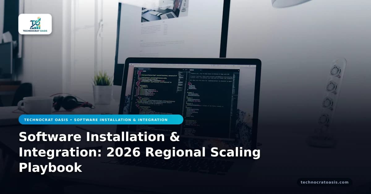 Software Installation & Integration: 2026 Regional Scaling Playbook