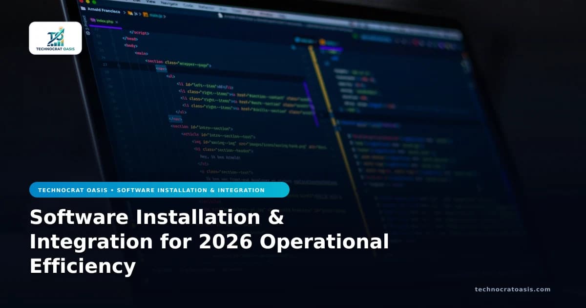 Software Installation & Integration for 2026 Operational Efficiency