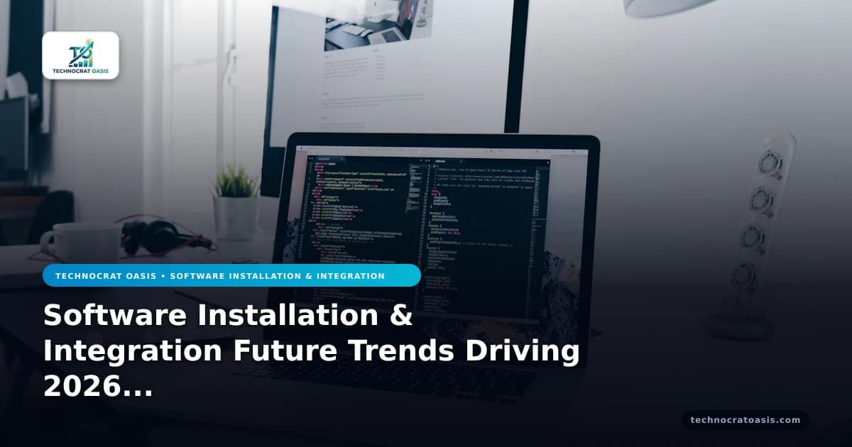 Software Installation & Integration Future Trends Driving 2026 Growth