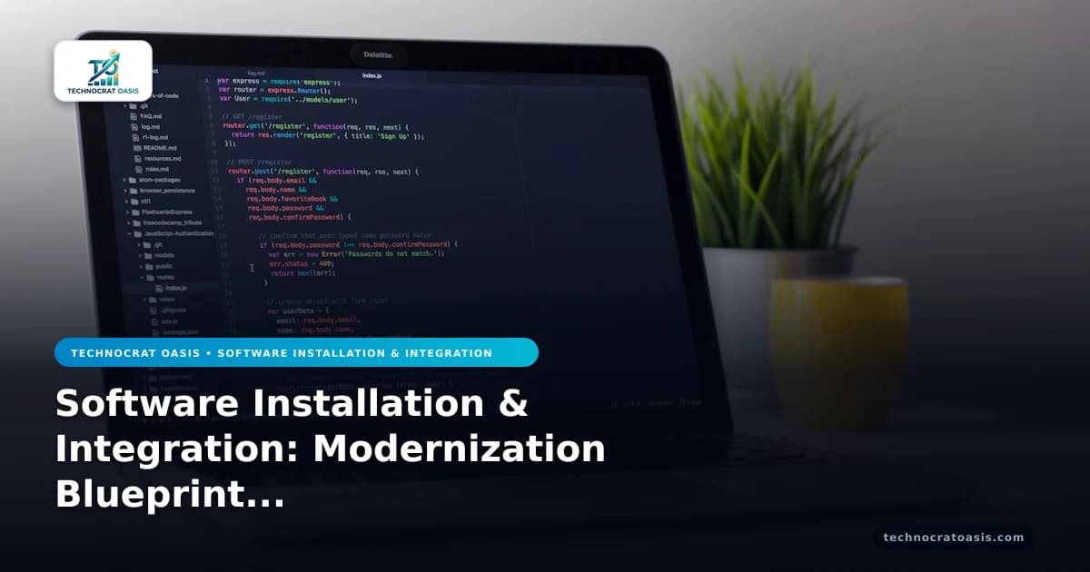 Software Installation & Integration: Modernization Blueprint 2026