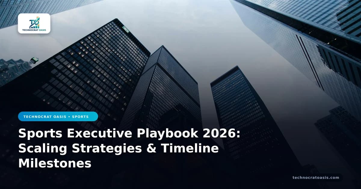 Sports Executive Playbook 2026: Scaling Strategies & Timeline Milestones