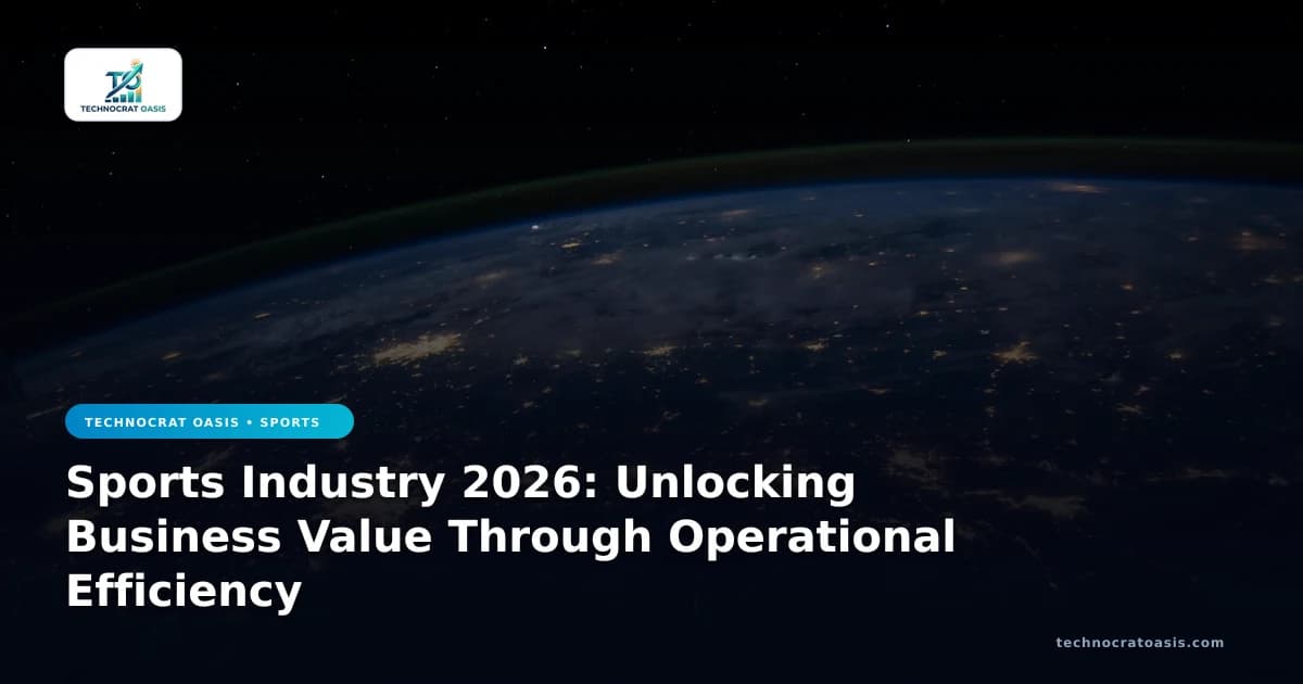 Sports Industry 2026: Unlocking Business Value Through Operational Efficiency