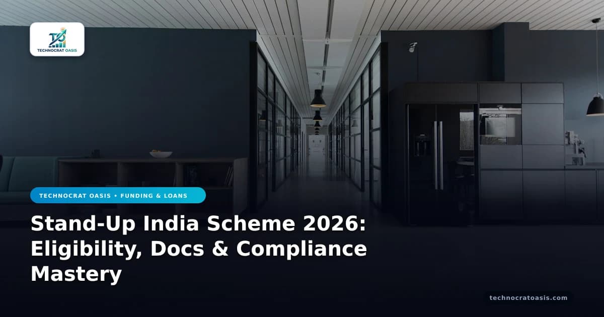 Stand-Up India Scheme 2026: Eligibility, Docs & Compliance Mastery